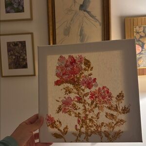 🖼️ 🎨Floral Acrylic Painting Art